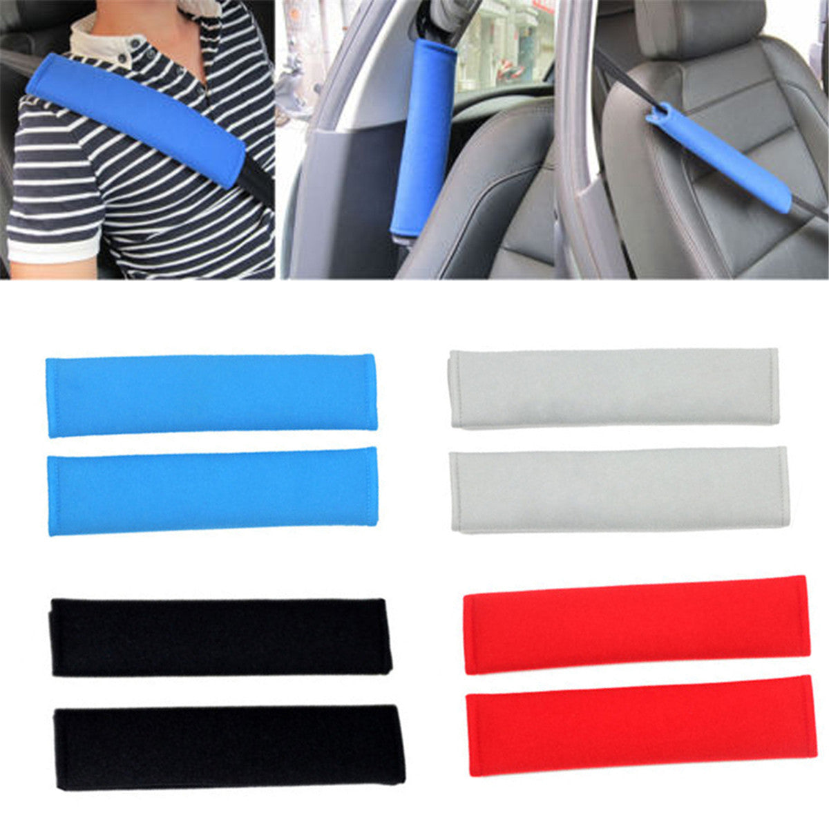 Kuriozud 1 Pair 26cm Scabbard Car Seat Belt Cover