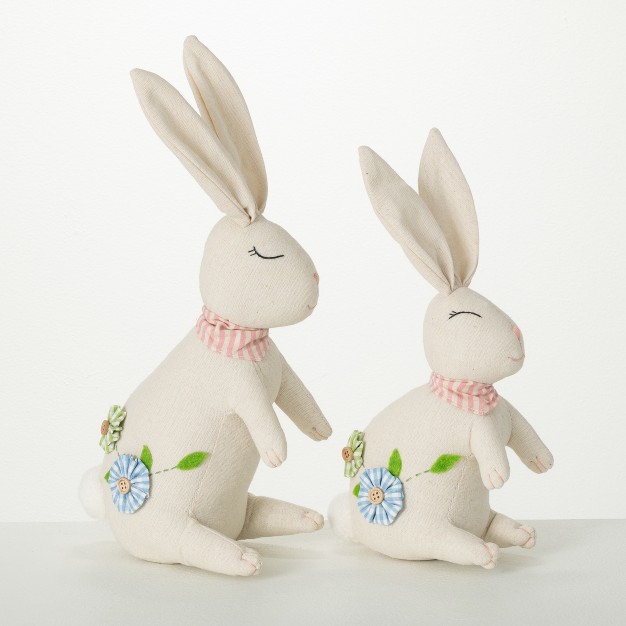 8 5 quot h Sullivans Resting Bunny Characters Set Of 2 Multicolor