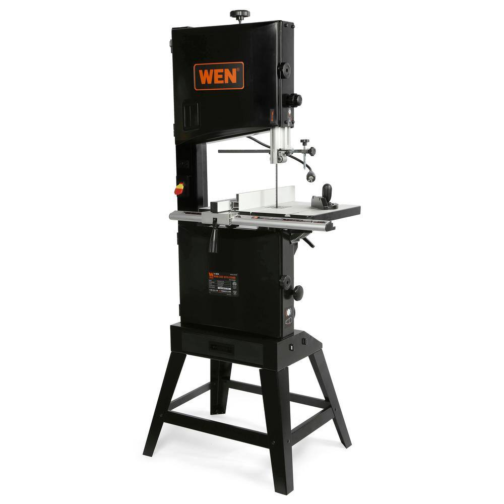 WEN 14 in. Two-Speed Band Saw with Stand and Work Light BA1487