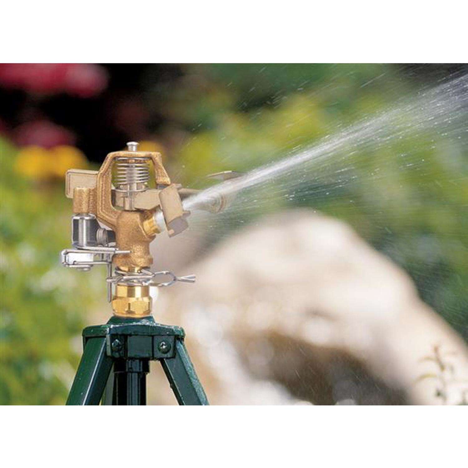 Orbit Brass Ring Base Impact Sprinkler Head 2513 sq ft 1 pk