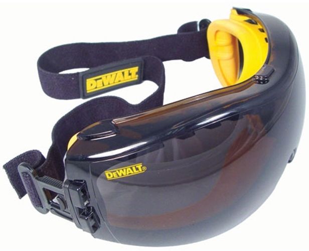 DEWALT Concealer Safety Goggles Smoke Anti-Fog Lens DPG82-21