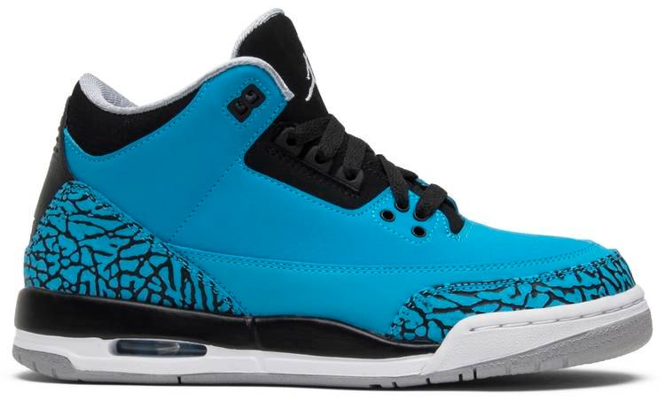 Air Jordan 3 Retro BG 'Powder Blue' 398614-406