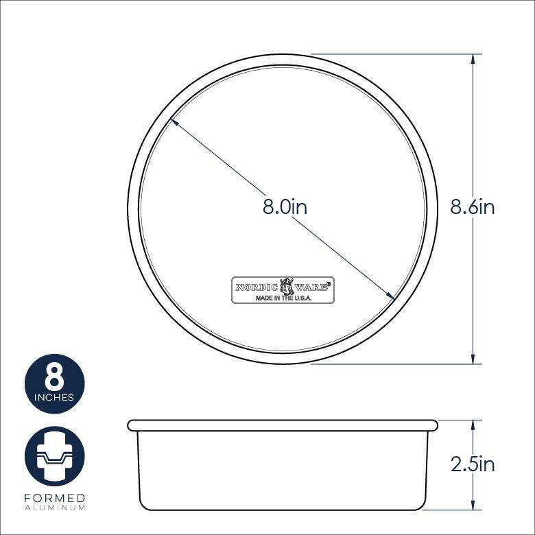 Nordic Ware Naturals Round Layer Cake Pan