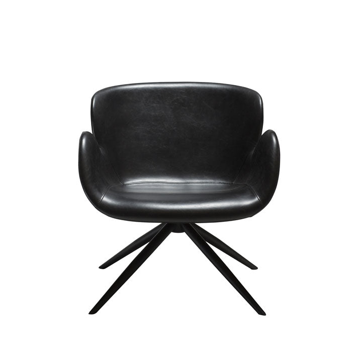 Gaia Lounge Chair Vintage Black