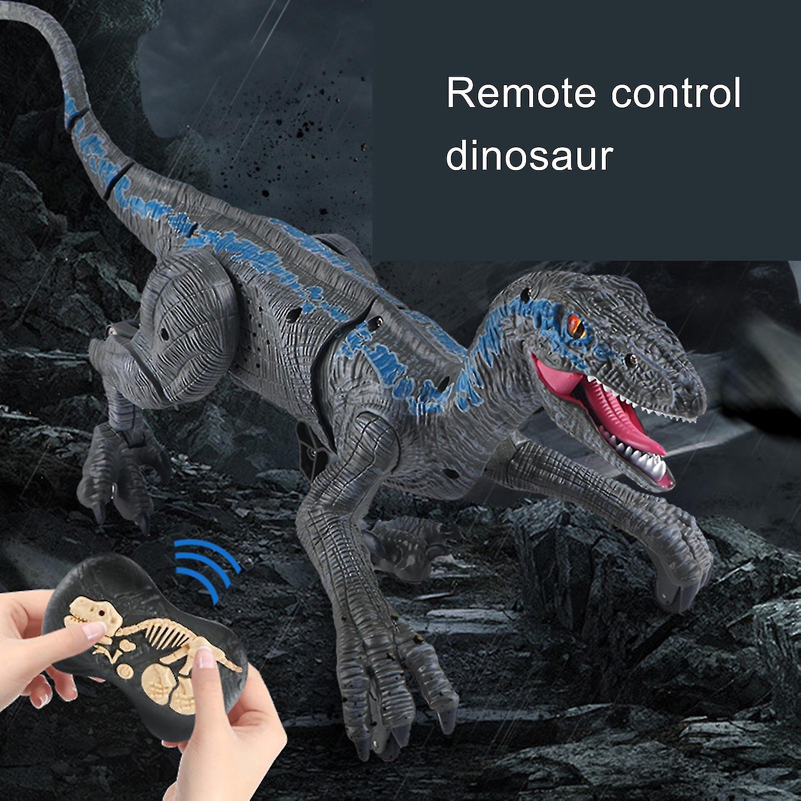 Remote Control Dinosaur Toys 2.4g Shake Head Tail Electronic Pet Simulation Velociraptor Toy