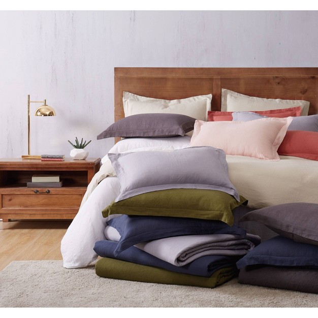 Flax Linen King Duvet Set Brooklyn Loom