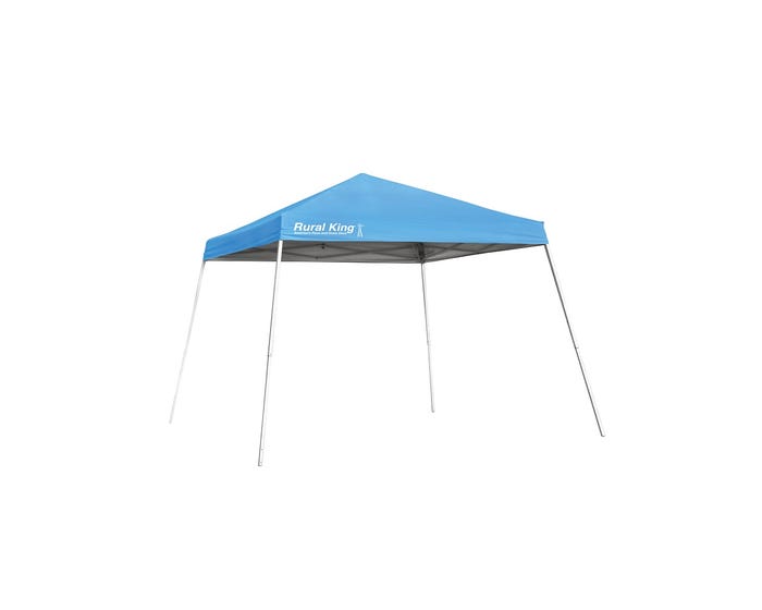 Rural King 10X10 Pop Up Tent Slant Blue RKCPY10SLB