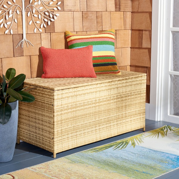 Oliveira Outdoor Cushion Deck Box Safavieh