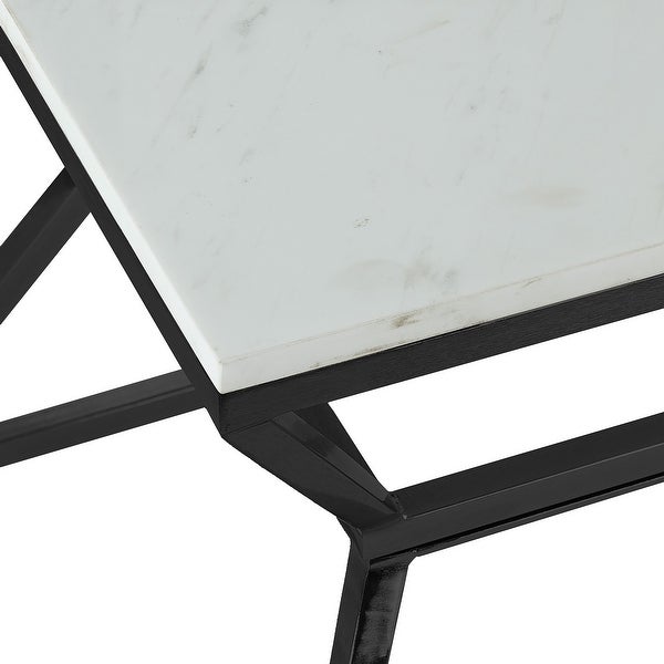 Adore Decor Audrey Marble Side Table