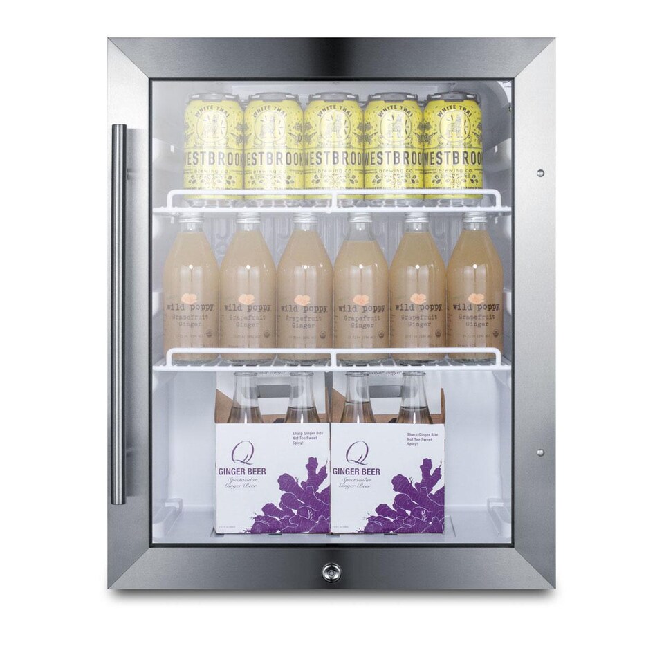 Summit Commercial 19-Inch 2.1 Cu. Ft. Compact Countertop Outdoor Rated Beverage Center