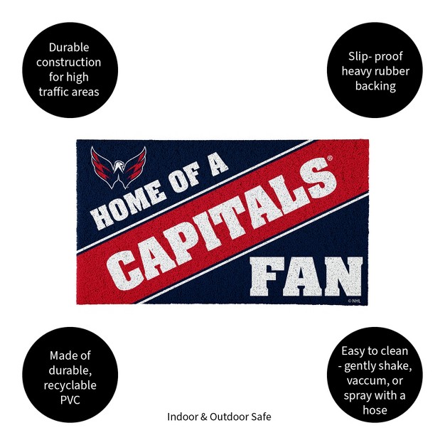 Evergreen Washington Capitals Pvc Mat Color