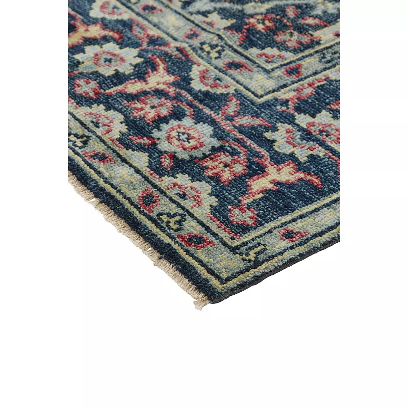 Weave and Wander Bashyr Blue Area Rug