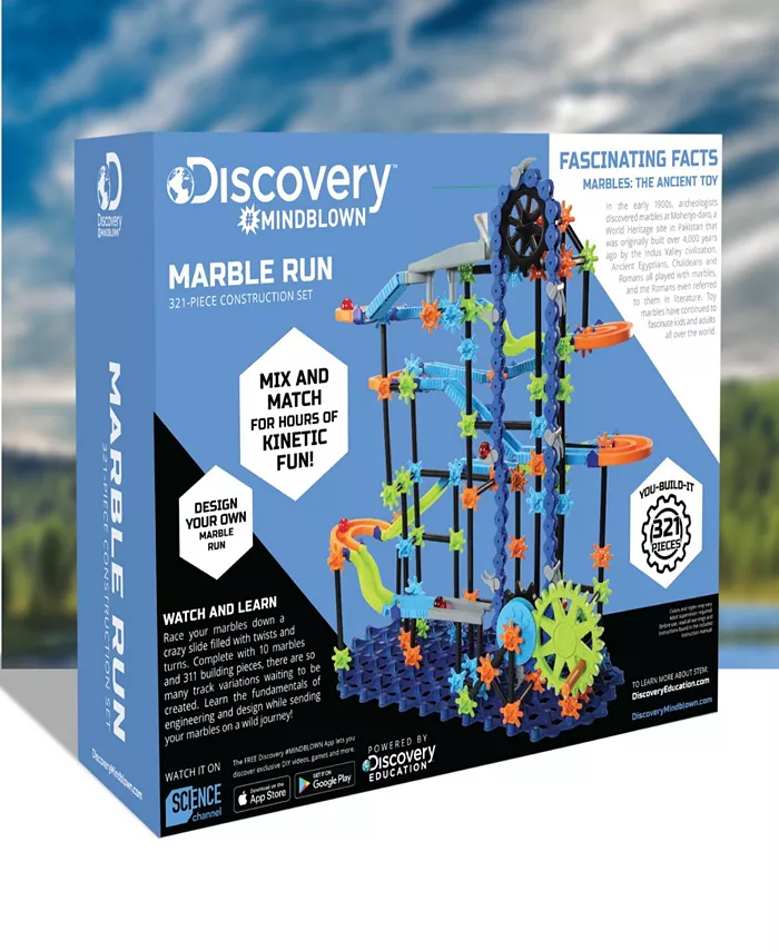 Discovery #MINDBLOWN Marble Run 321 Piece Construction Set