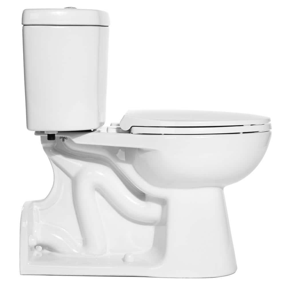 Niagara Stealth 2Piece 095 GPF RearOutlet Single Flush Elongated Toilet with Stealth Technology in White Seat Not Included