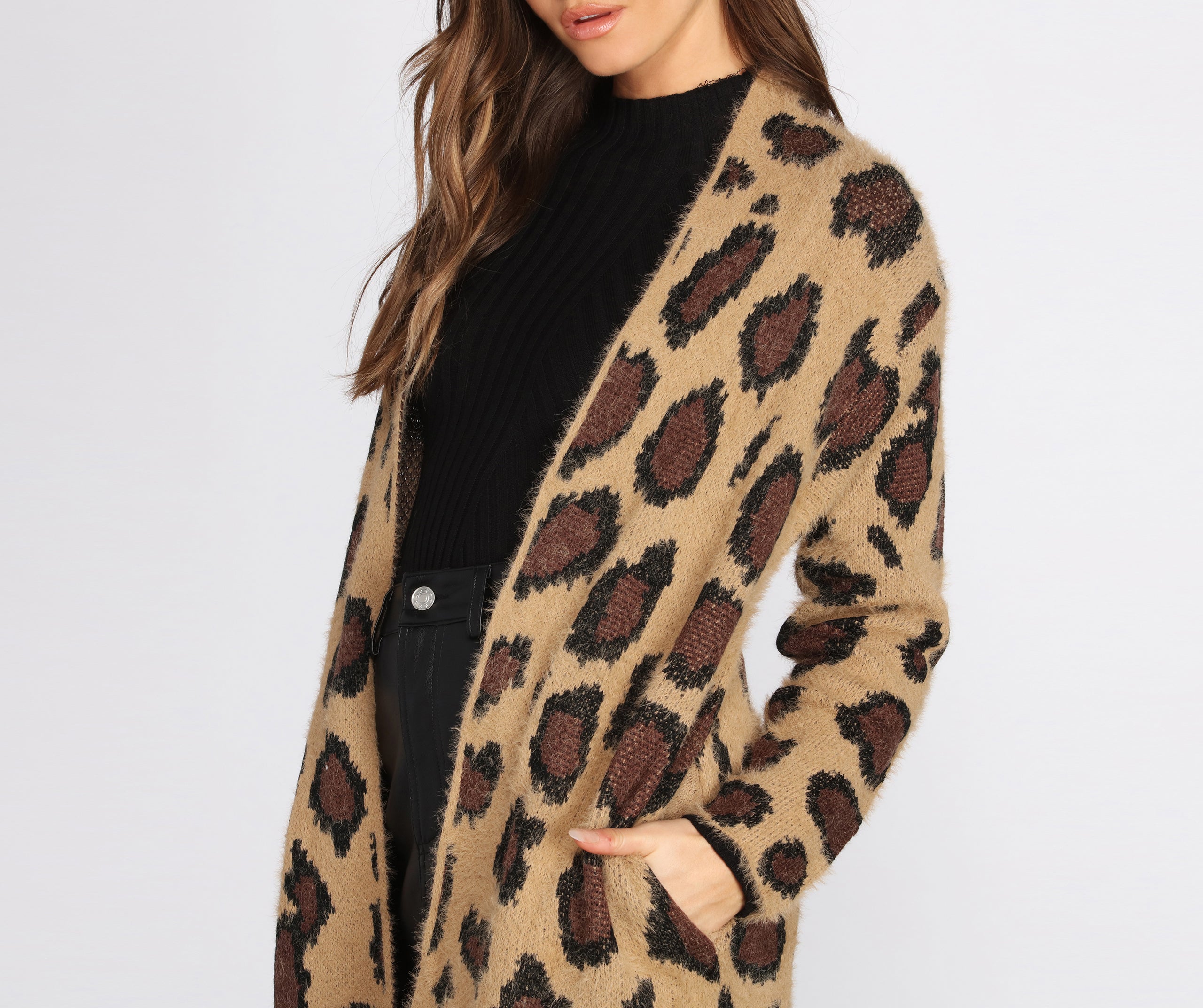 A Long Time Obsession Leopard Cardigan