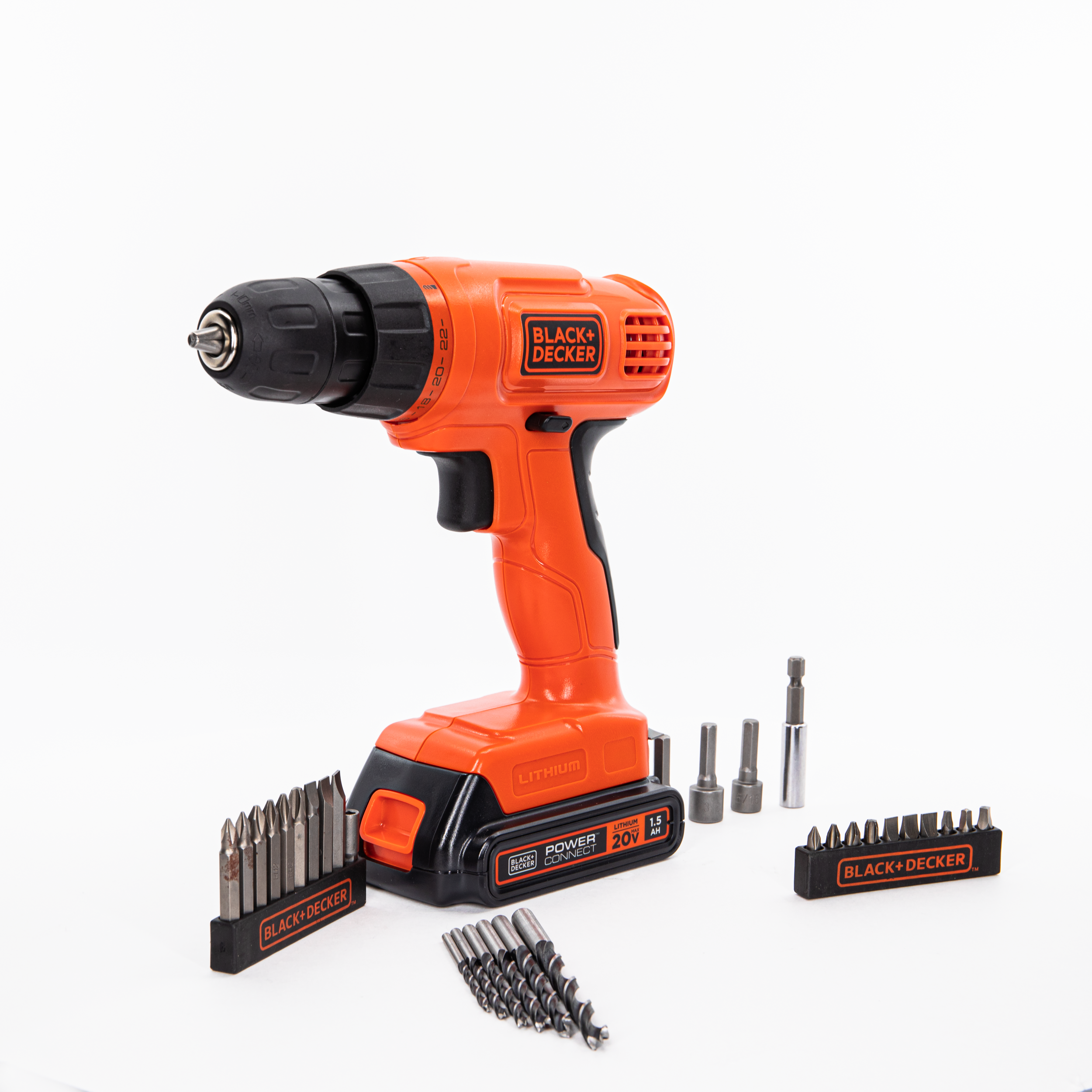 20V MAX* POWERCONNECT™ Cordless Drill/Driver + 30 Pc. Kit