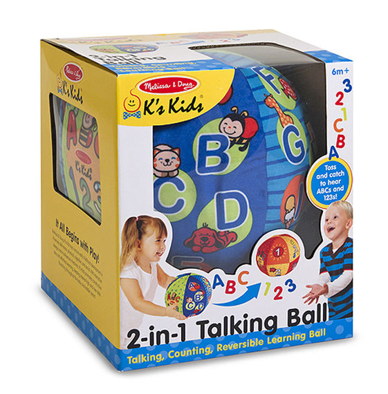 Melissa & Doug: 2-in-1 Talking Ball Learning Toy