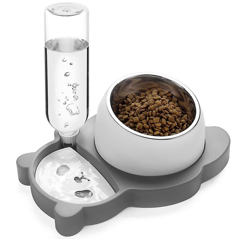 Stainless steel panda design pet bowl