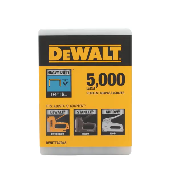 DEWALT 5，000-Pack 1/4 Heavy Duty Staples