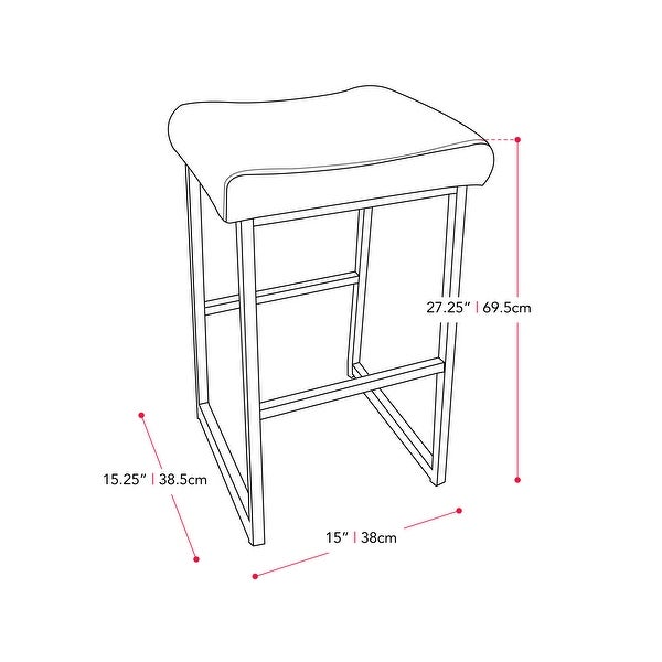 CorLiving Milo Backless Barstool