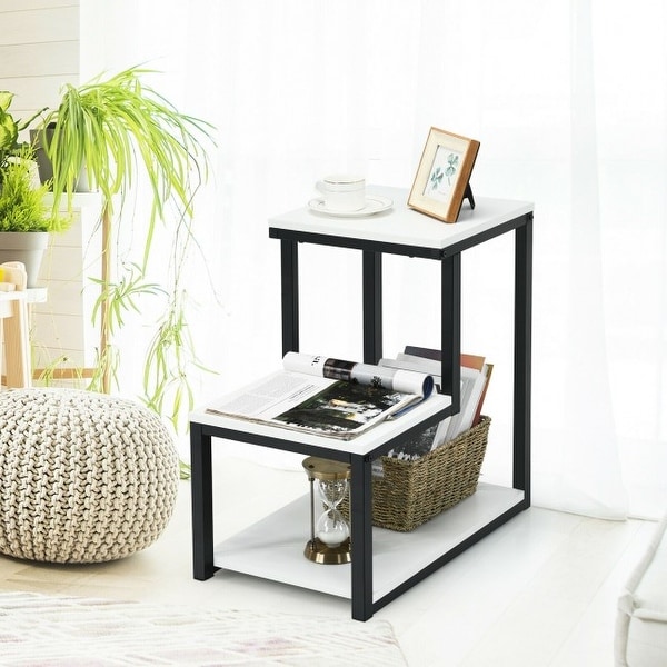 3-Tier Sofa Side Table Night Stand - 24