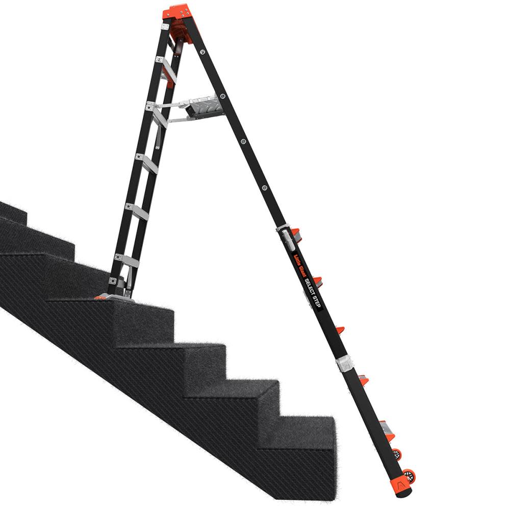 Select Step M6 Fiberglass Type 1AA Adjustable Step Ladder