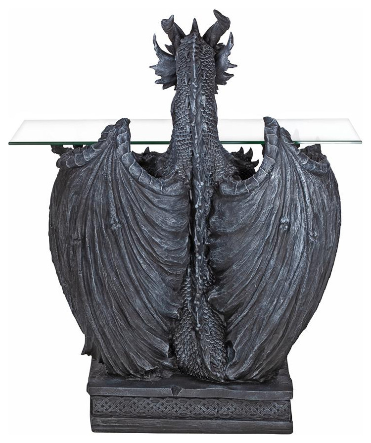 Design Toscano Subservient Dragon Table   Contemporary   Side Tables And End Tables   by PARMA HOME  Houzz