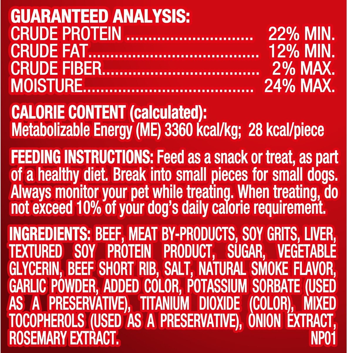 Pup-Peroni Rounds Beef Short Rib Dog Treats