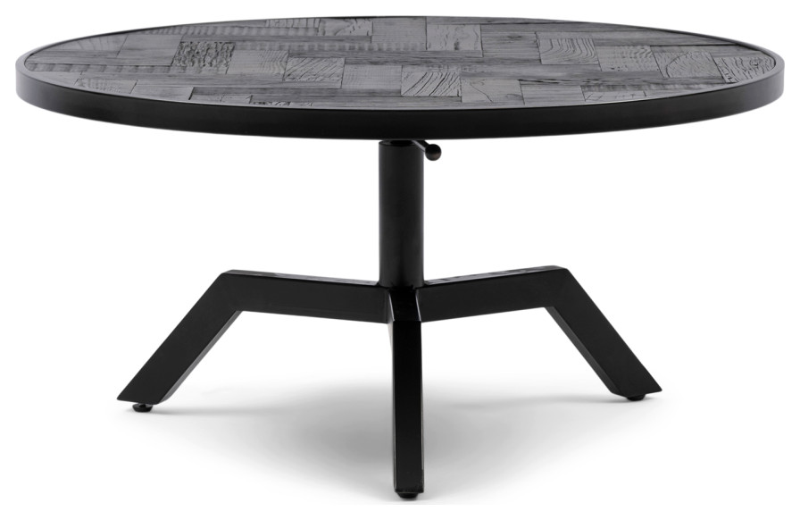 Black Ash Wood Coffee Table  Rivièra Maison Kirkwood   Transitional   Coffee Tables   by Oroa   Distinctive Furniture  Houzz