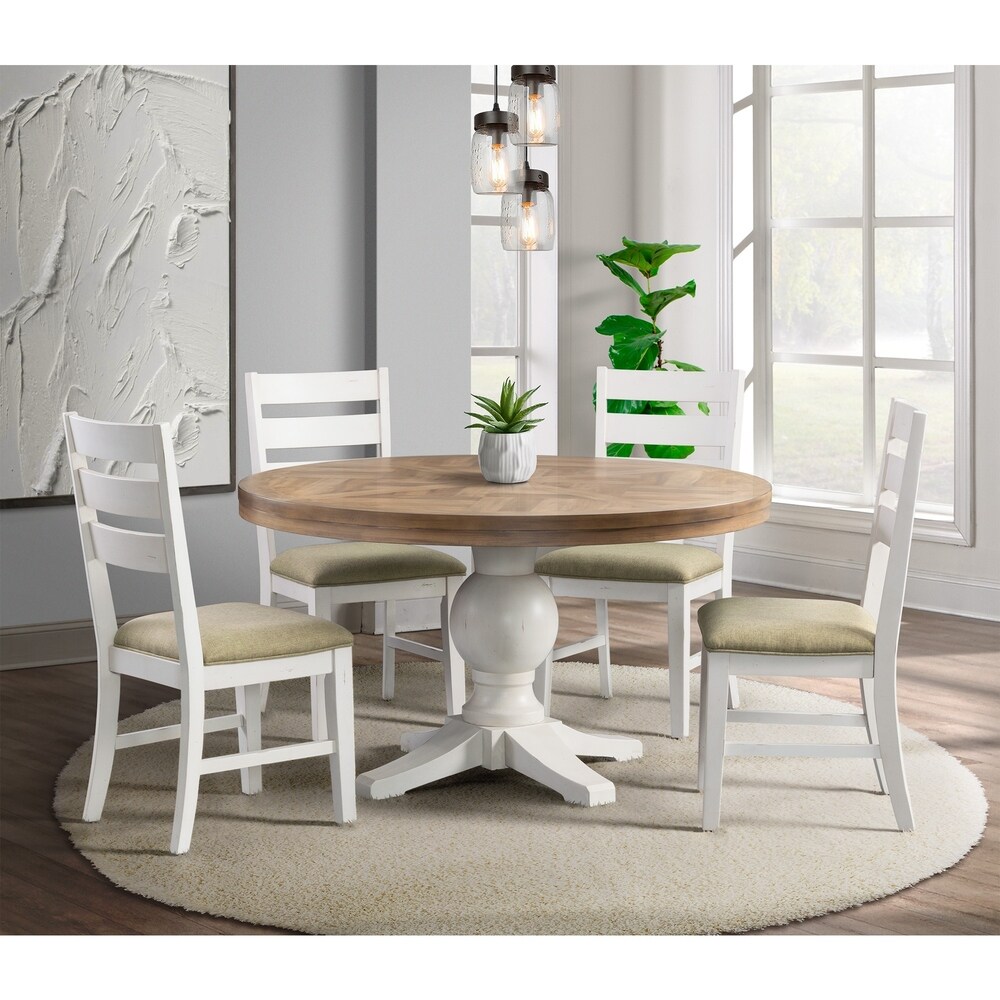 The Gray Barn Nook Round 5 piece Dining Set