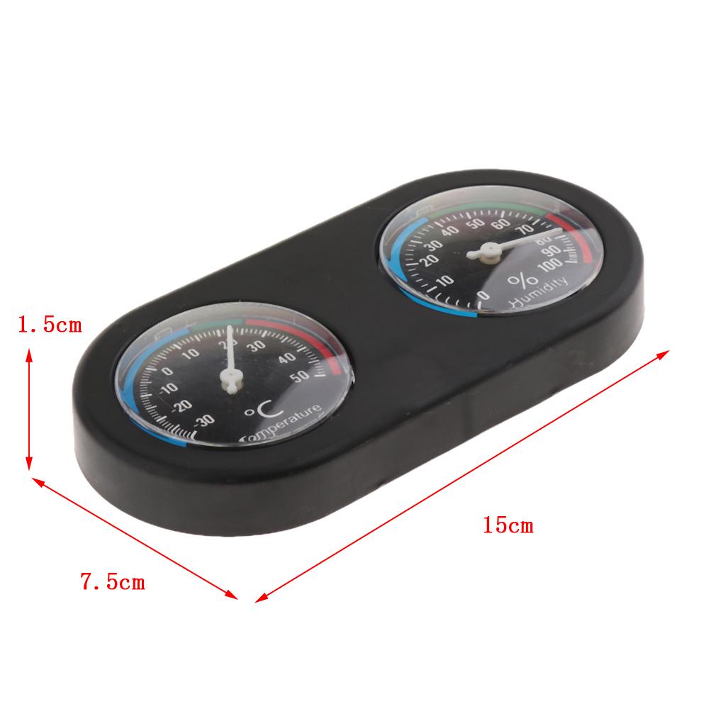 Reptile Hygrometer， Multifunctional Dual Dial Terrarium Suitable for Gecko//Tortoise