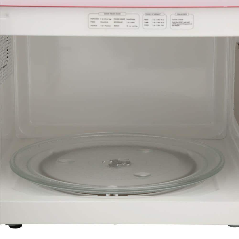 RCA 22 in Width 11 cu ft 1000Watt Countertop Microwave in Red