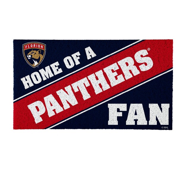 Evergreen Florida Panthers Pvc Mat Color