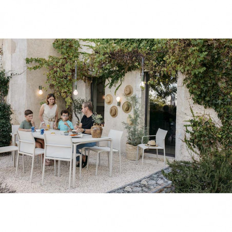 Table de jardin en aluminium pour 10 personnes - Calvi FERMOB