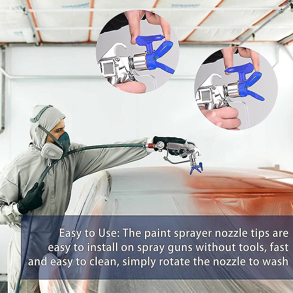 Airless Paint Nozzles Set，reversible Spray Tips Airless Paint Sprayer Nozzle Tips Airless Sprayer S