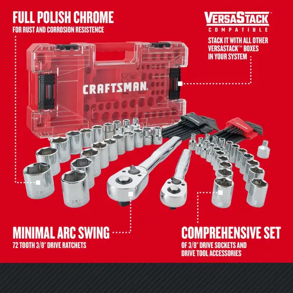 Craftsman VERSASTACK 71-Piece Mechanics Tool Set