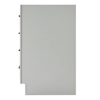 ARIEL Hepburn 60 in. W x 21.5 in. D x 34.5 in. H Bath Vanity Cabinet without Top in Grey T060S-BC-GRY