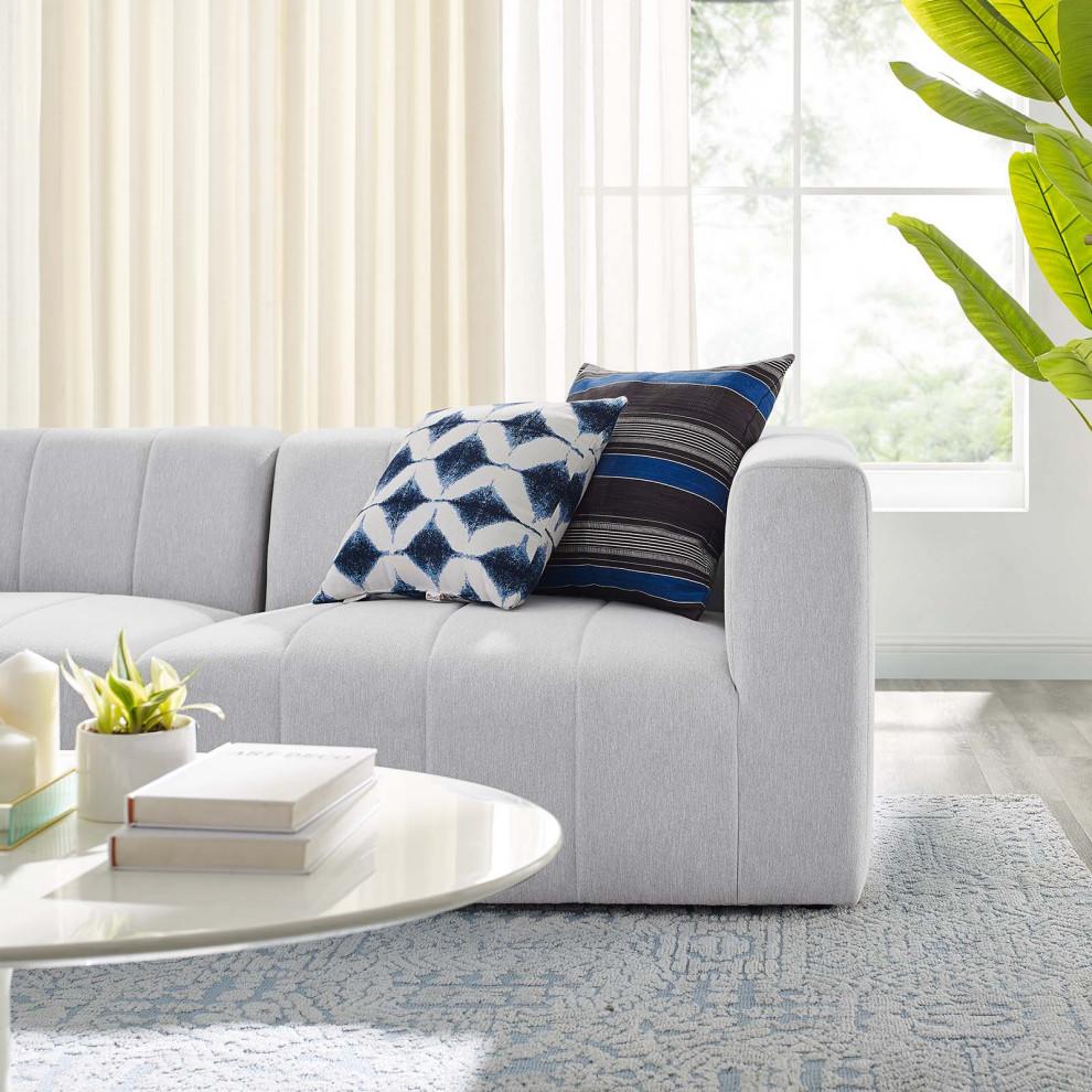 Bartlett Upholstered Fabric 2 Piece Loveseat   Transitional   Sofas   by Kolibri Decor  Houzz