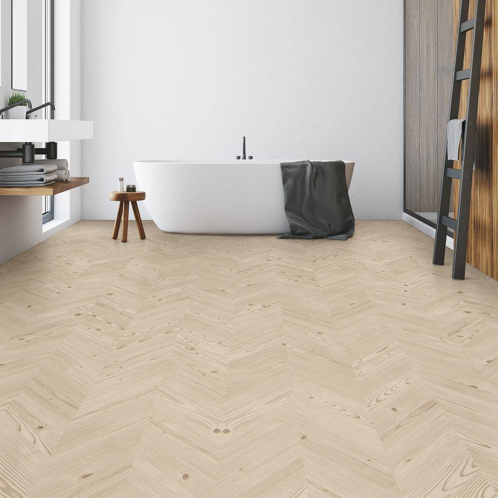 Lifeproof Chevron Baker Farm Pine 12 MIL x 12 in. W x 28 in. L Click Lock Waterproof Luxury Vinyl Plank Flooring (18.9 sqftcase) I2202054LC