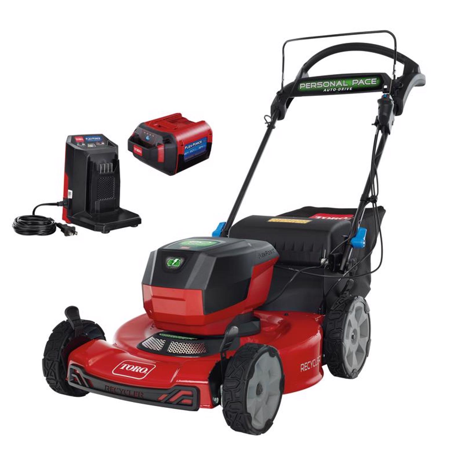 Toro Recycler 21466 22 in. 60 V Battery Self-Propelled Lawn Mower Kit (Battery and Charger)