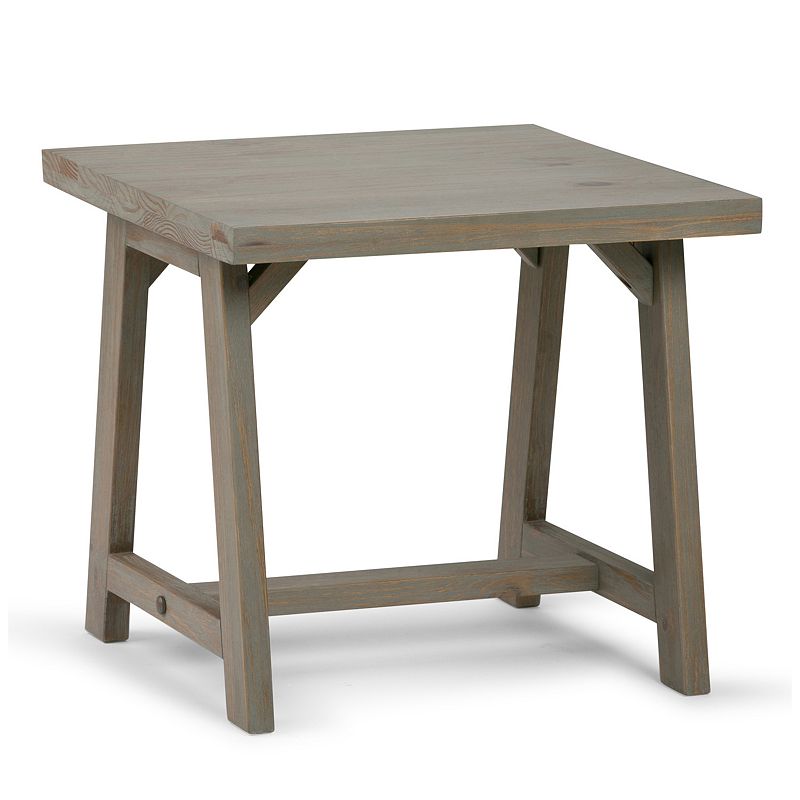 Simpli Home Sawhorse End Table