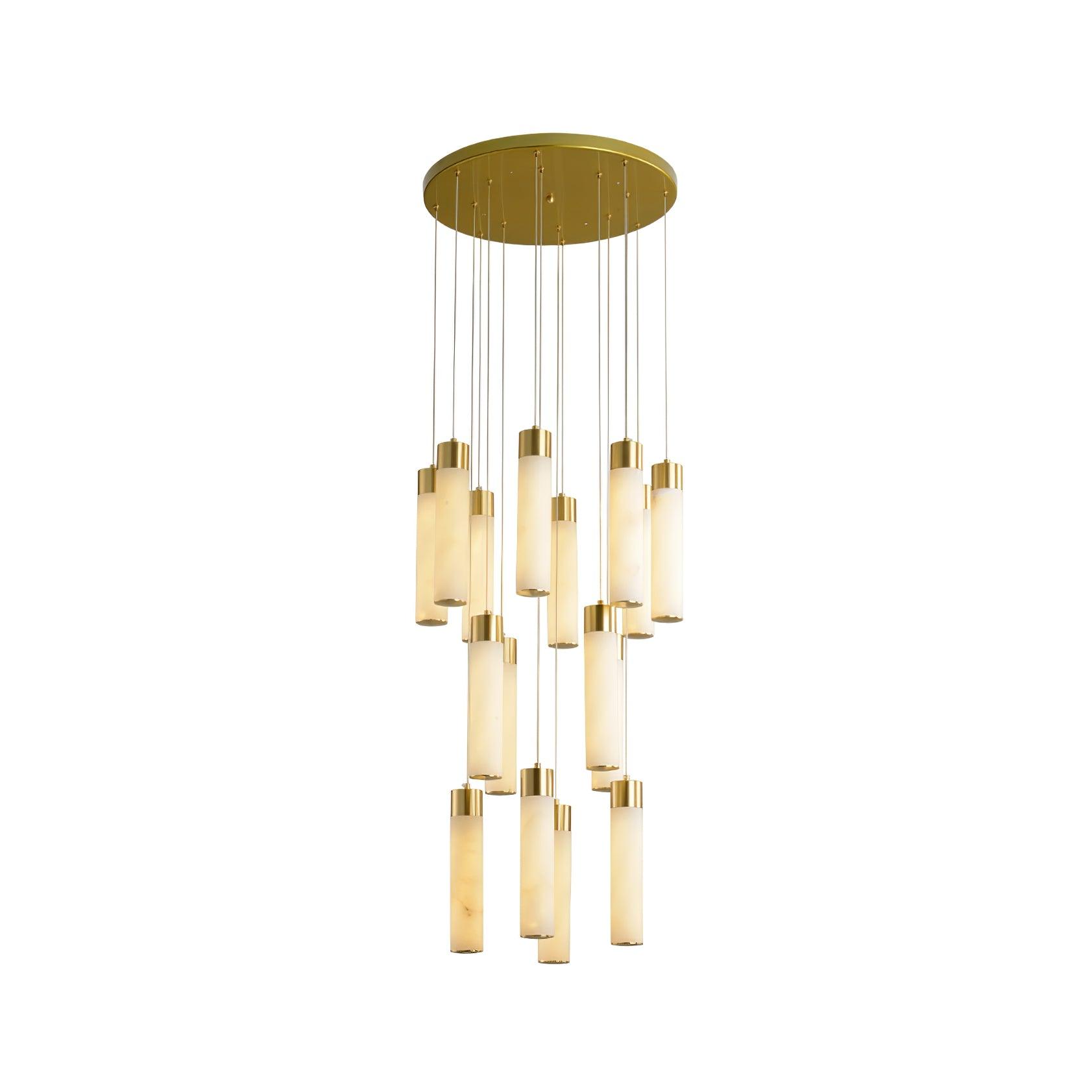 Celestial Alabaster Cascade Chandelier