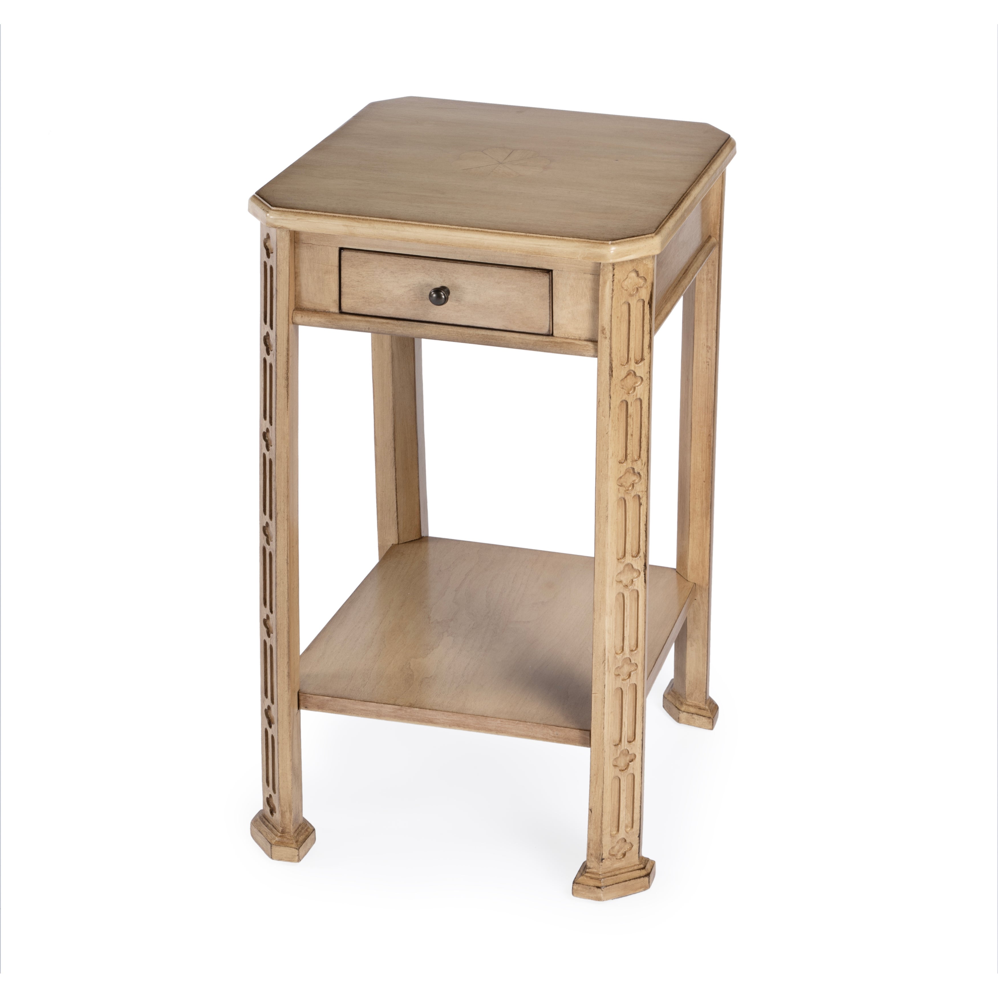 Moyer Wood Side Table with Storage