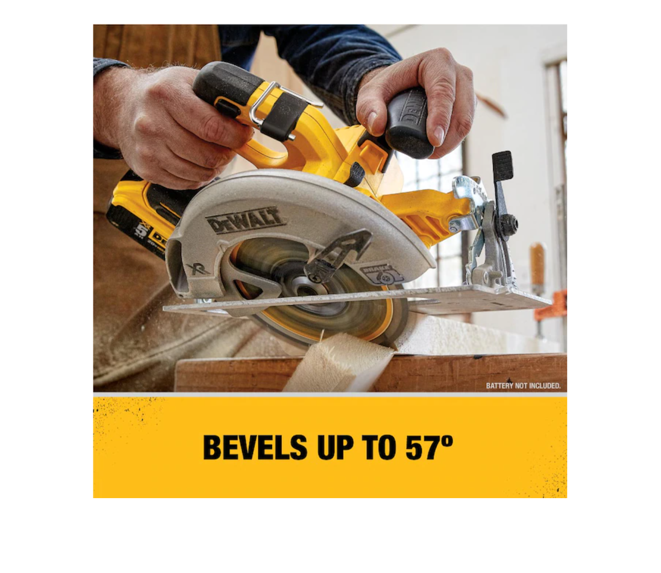 DEWALT DCS570B XR 20-volt Max-Amp 7-1/4-in Brushless Cordless Circular Saw