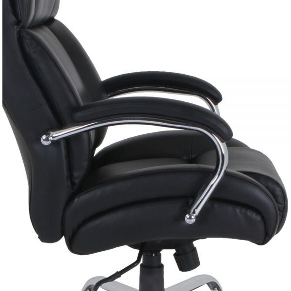 Lorell Big and Tall Leather Office Chair