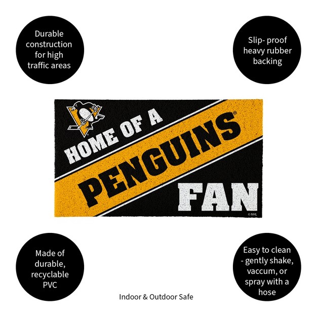 Evergreen Pittsburgh Penguins Pvc Mat Color