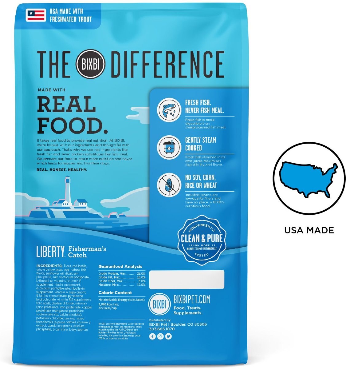 BIXBI Liberty Fisherman's Catch Grain-Free Dry Dog Food