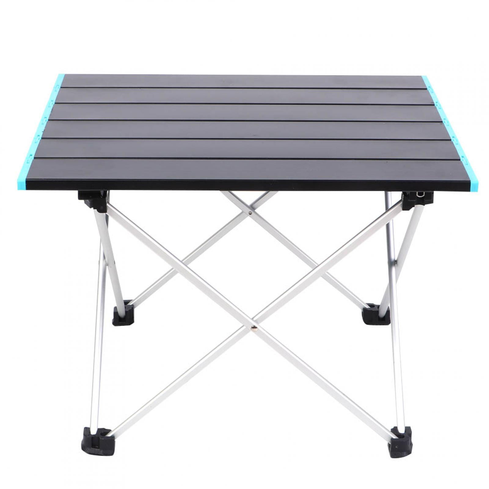 Fugacal Portable Folding Outdoor Picnic Table Desk Camping Table Beach for Cooking Travel