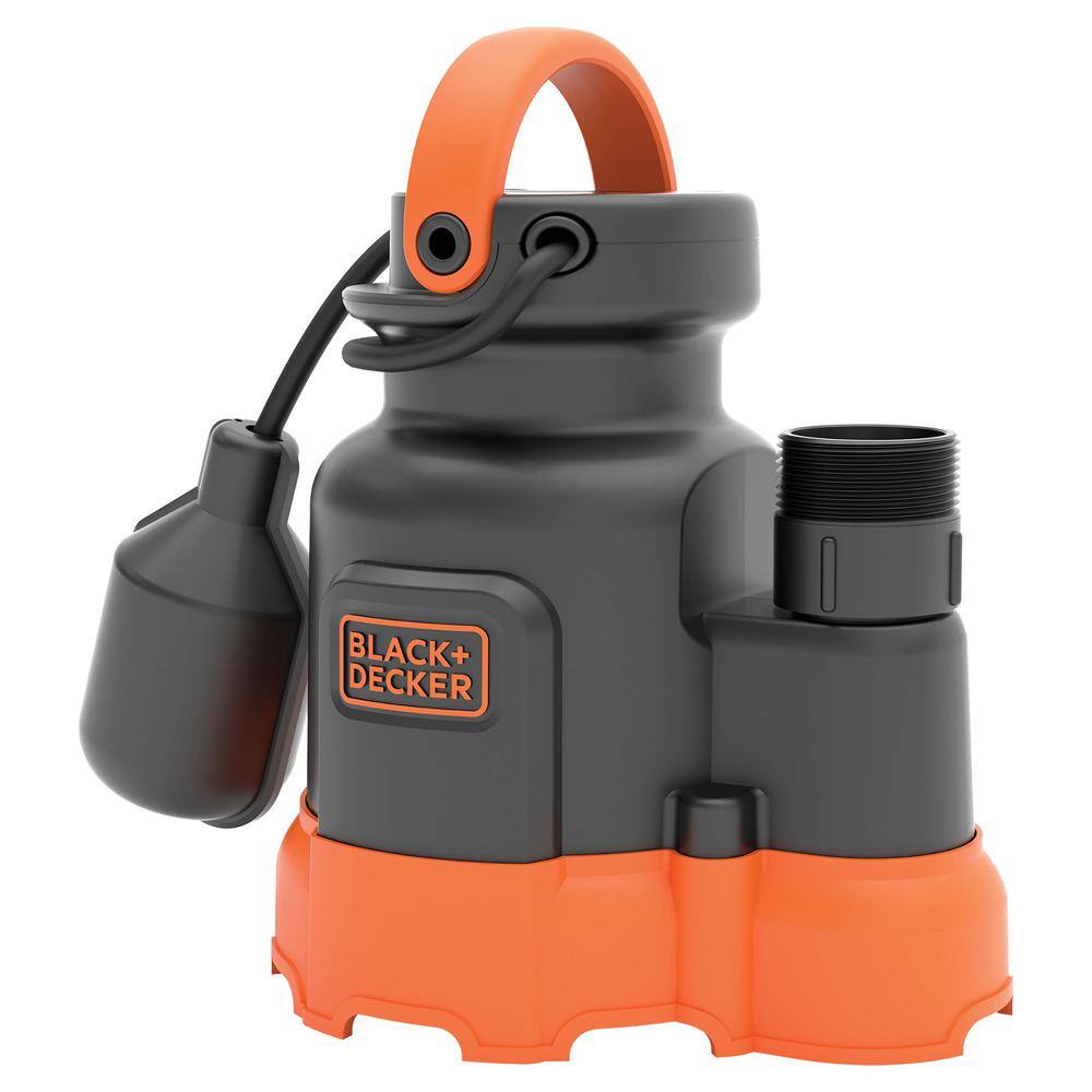 BLACK+DECKER 14 HP Submersible Sump Pump Tethered Switch BXWP62200