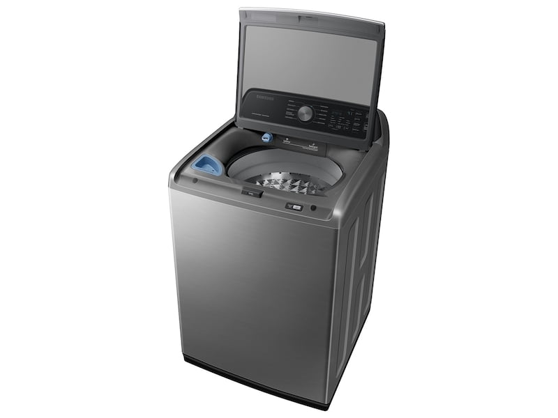 Samsung WA45T3400AP 4.5 Cu. Ft. Capacity Top Load Washer With Active Waterjet In Platinum